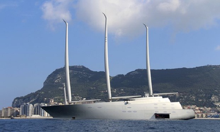 World`s largest sailing yacht impounded in Gibraltar 